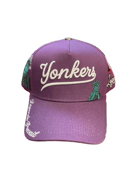 Legends Prevail Yonkers Purple & White Hat