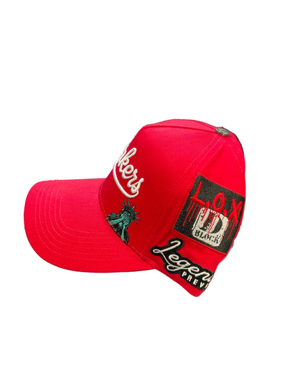 Legends Prevail Yonkers Red & White Hat