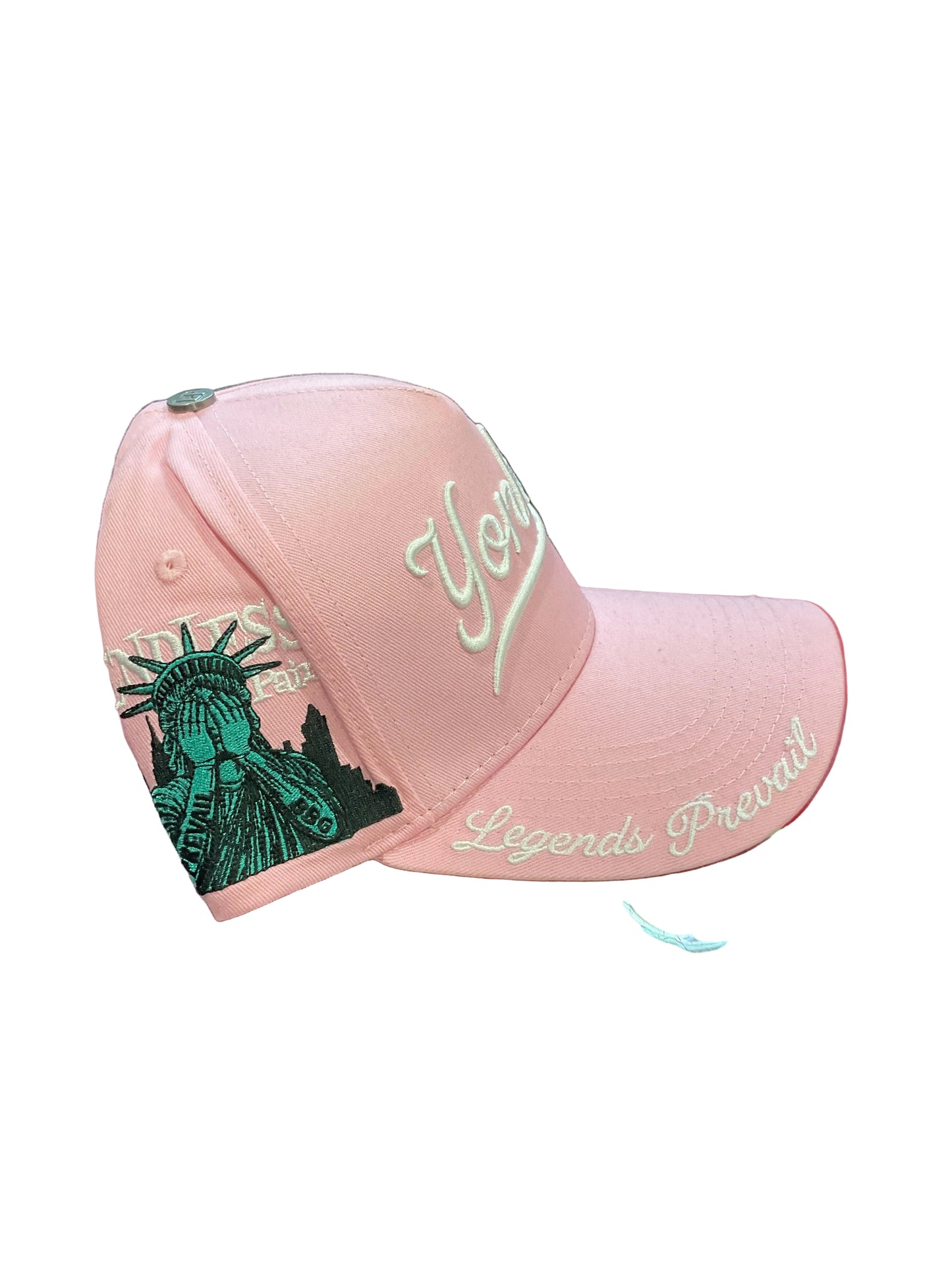 Legends Prevail Yonkers Light Pink & White Hat
