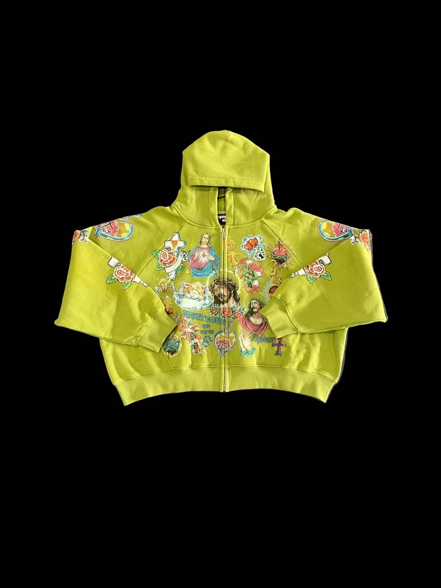 Righteous Green Zip Up