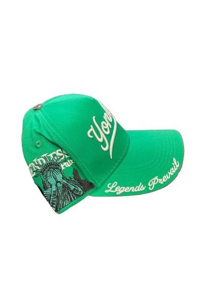Legends Prevail Yonkers Green & White Hat