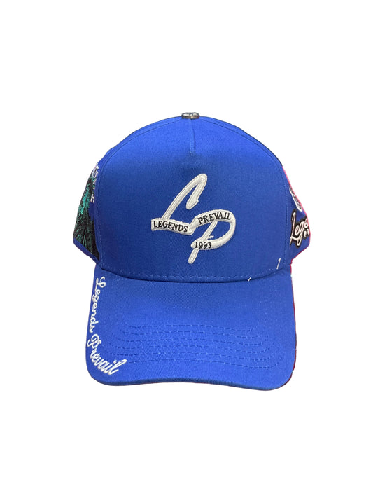 Lp Royal Blue & White Hat