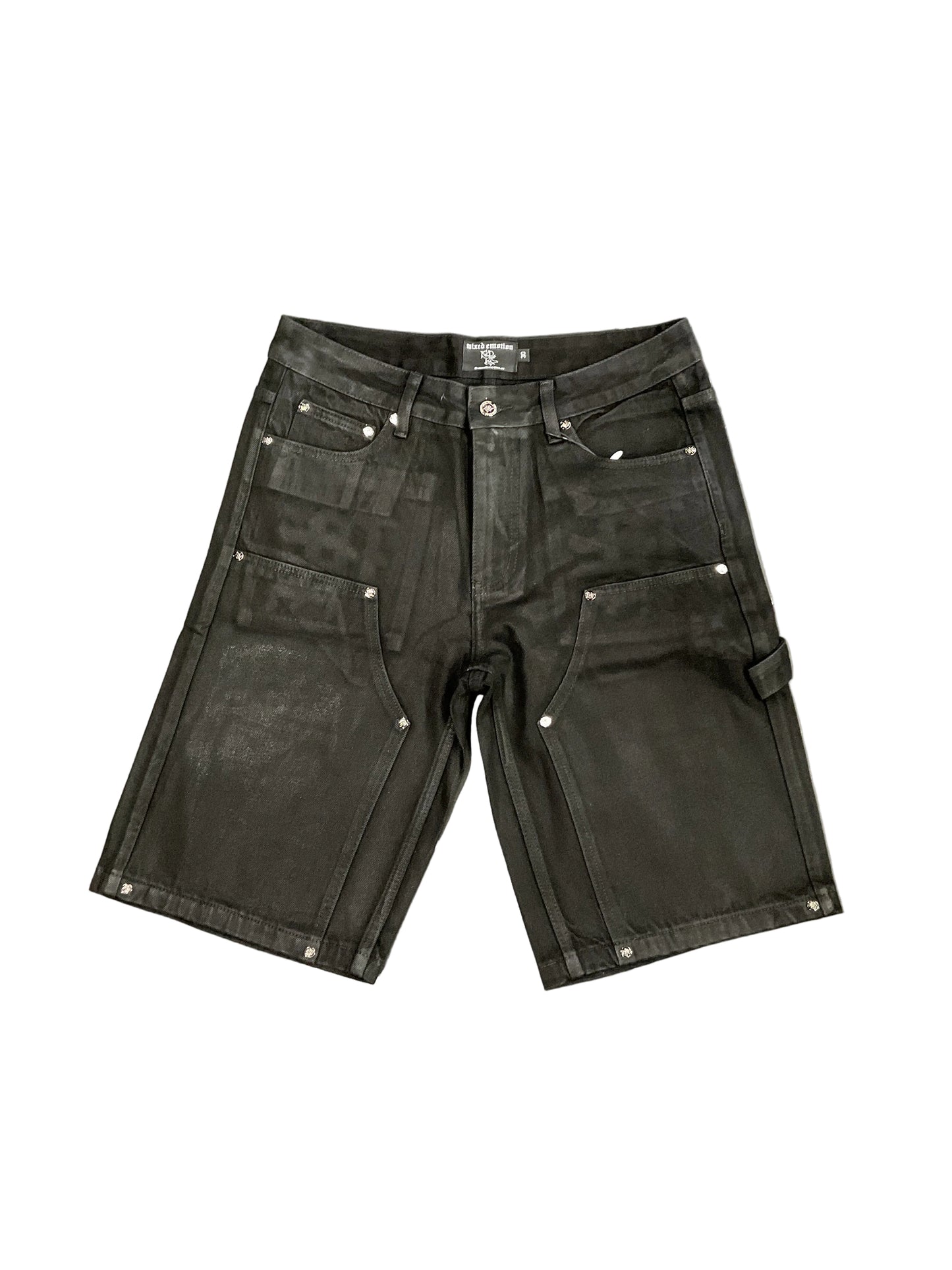 Mixed Emotion Worker Wax Shorts