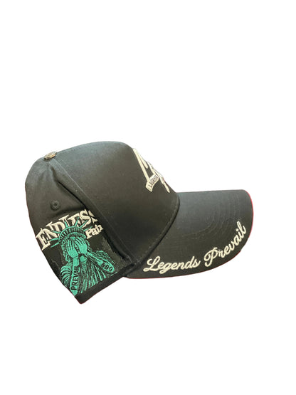 Lp Black & White Hat