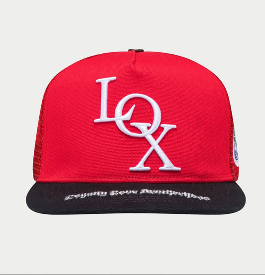 Godspeed Red & Black Lox Trucker Hat