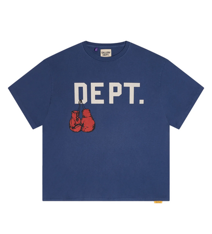 GALLERY DEPT BLUE BOXING MERCH TEE