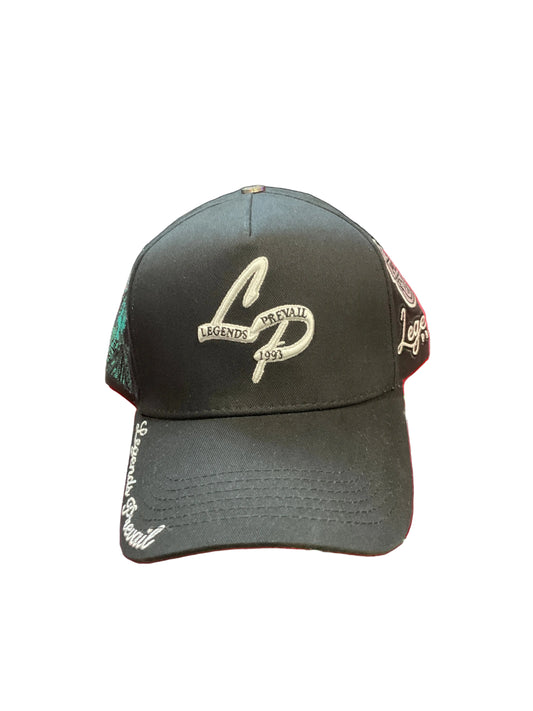 Lp Black & White Hat