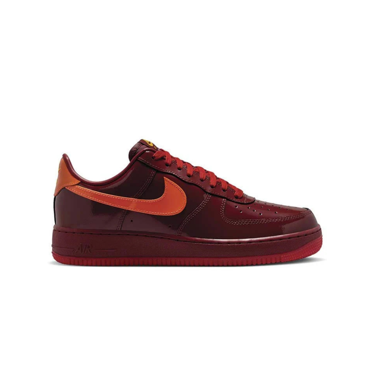 Nike Air Force 1 Patent Leather Dark Team Red