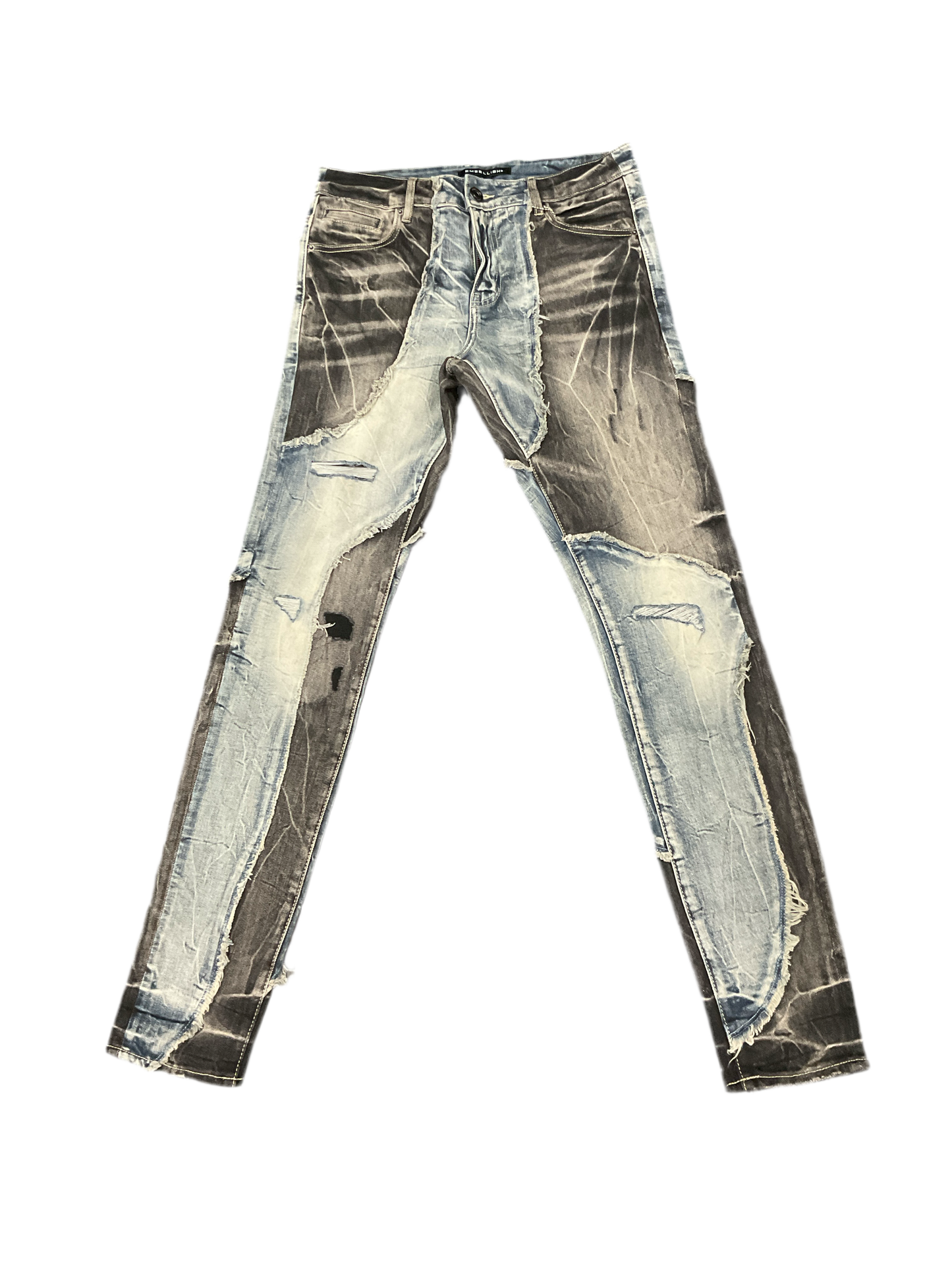 Embellish 2 Tone Skinny Denim