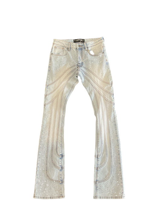 Vicious Rhinestone Denim