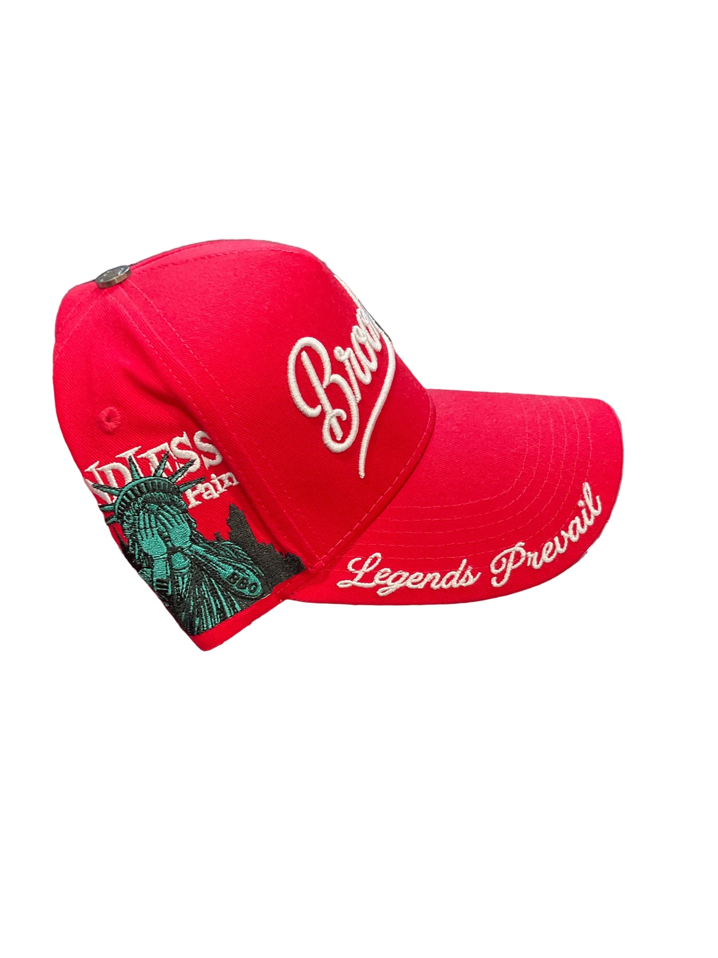 Legends Prevail Brooklyn Red & White Hat
