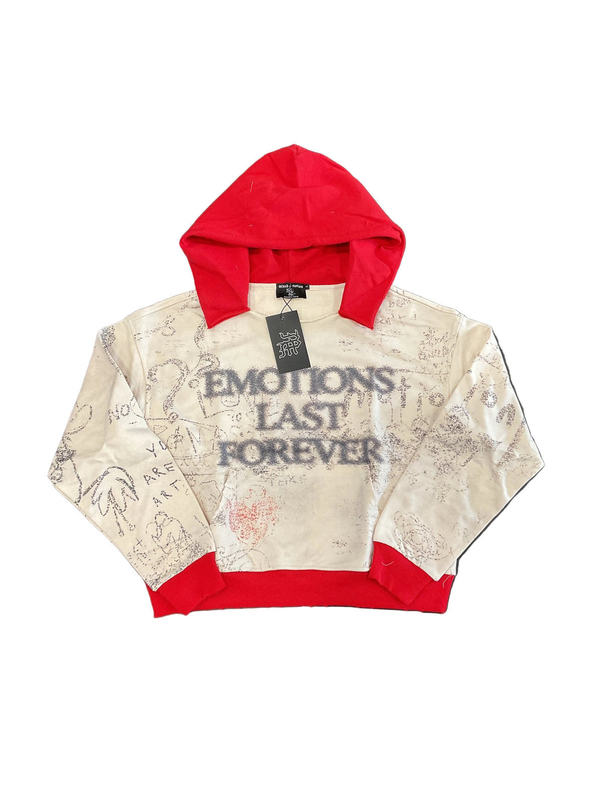 Mixed Emotion Red Last Forever Hoodie