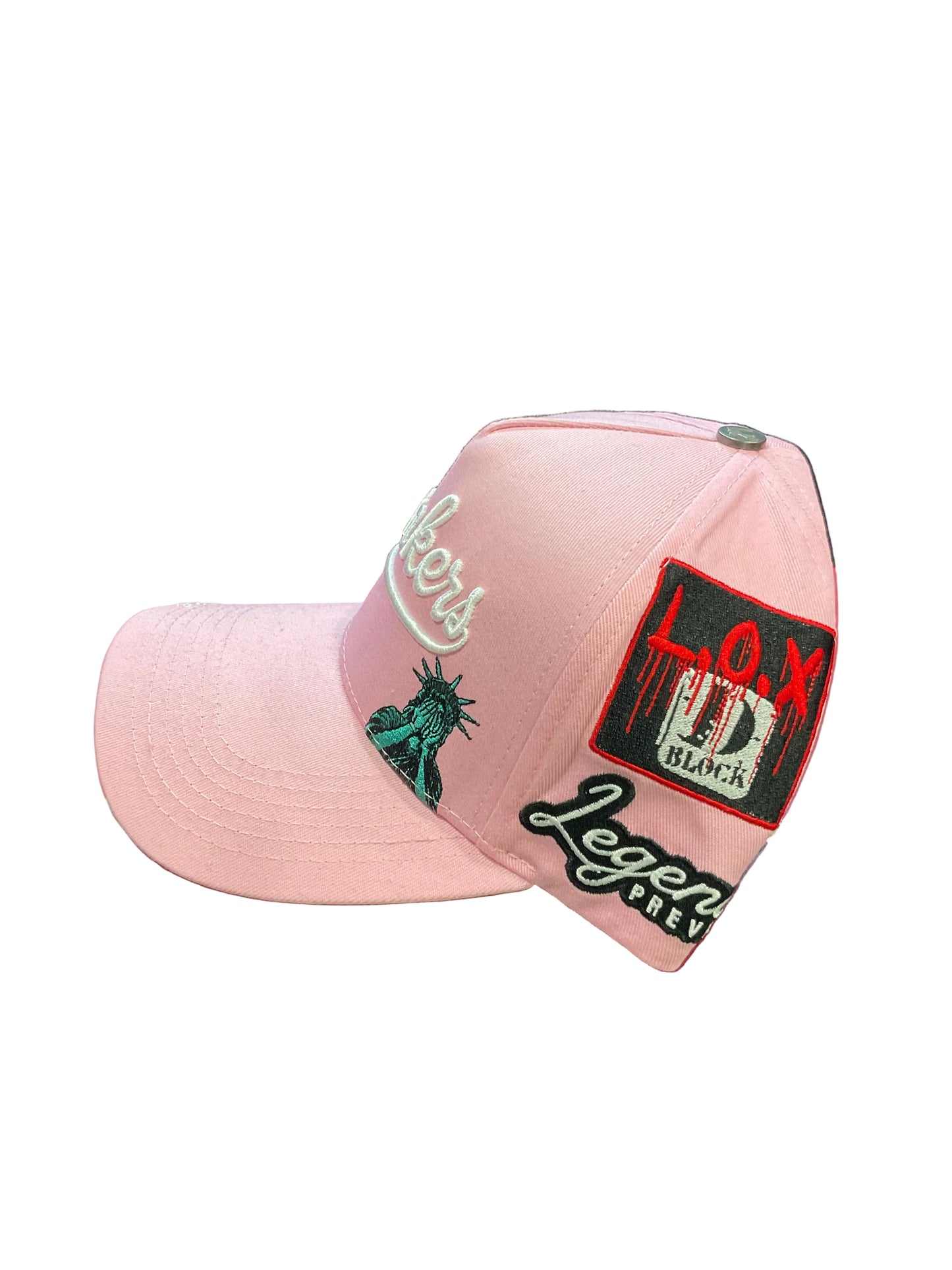 Legends Prevail Yonkers Light Pink & White Hat