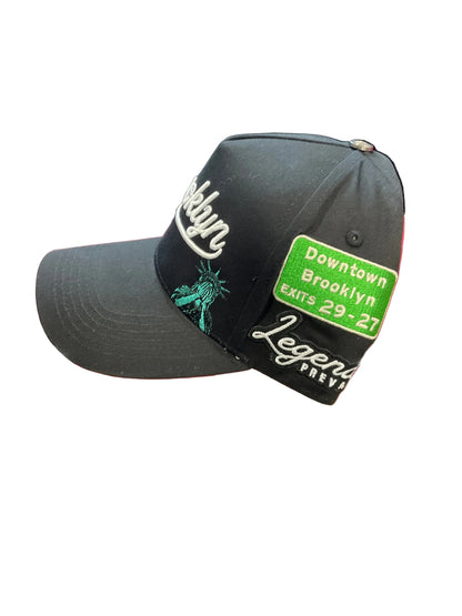 Legends Prevail Brooklyn Black & White Hat