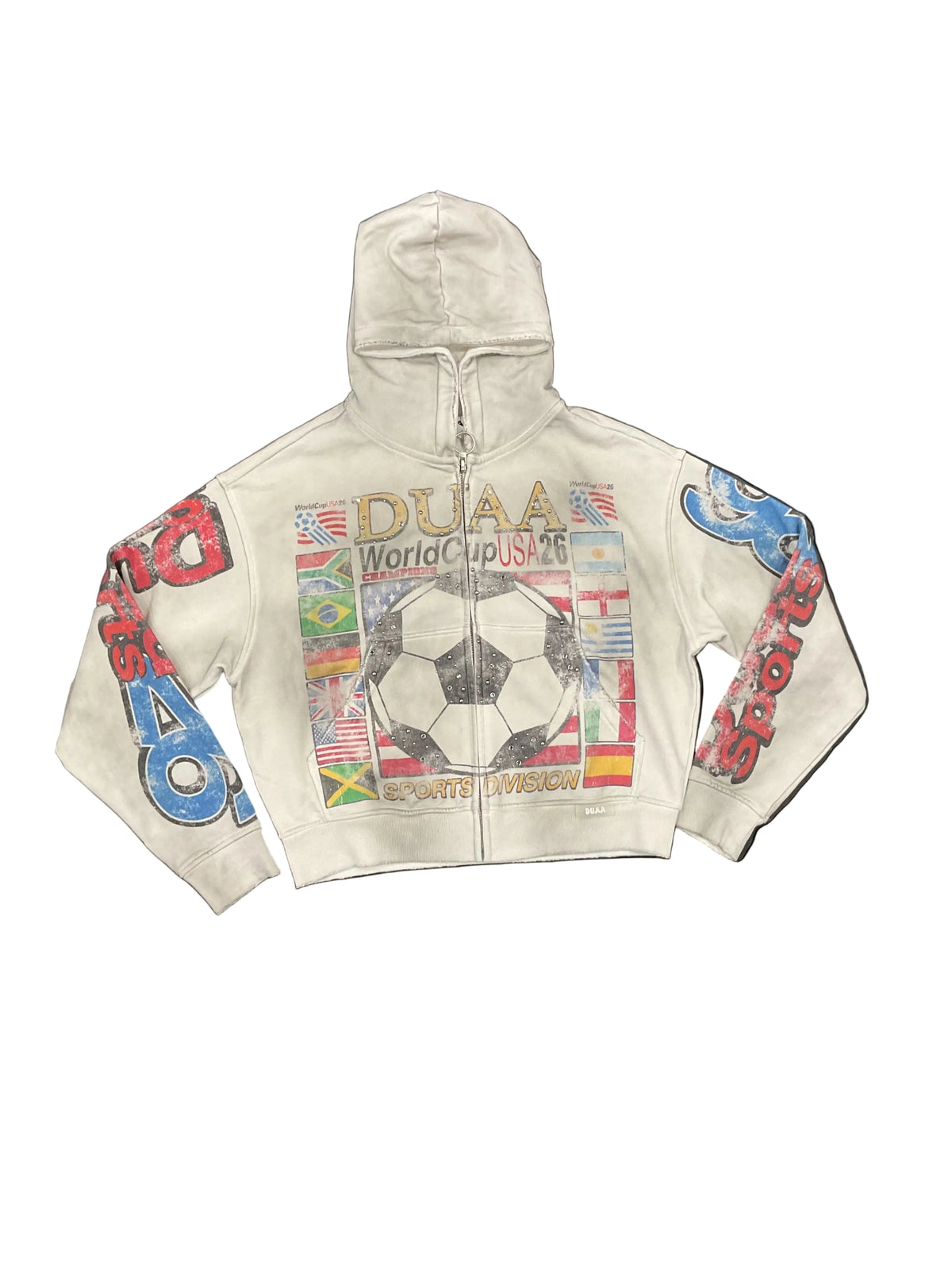 Duaa Global White Hoodie