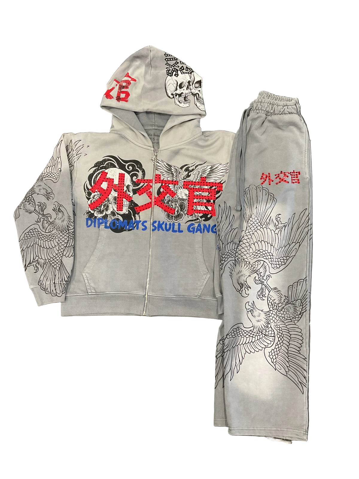 Diplomats Skull Gang Grey sets