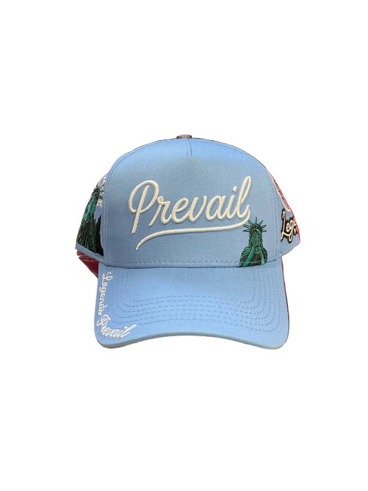Prevail Light Blue & White Hat