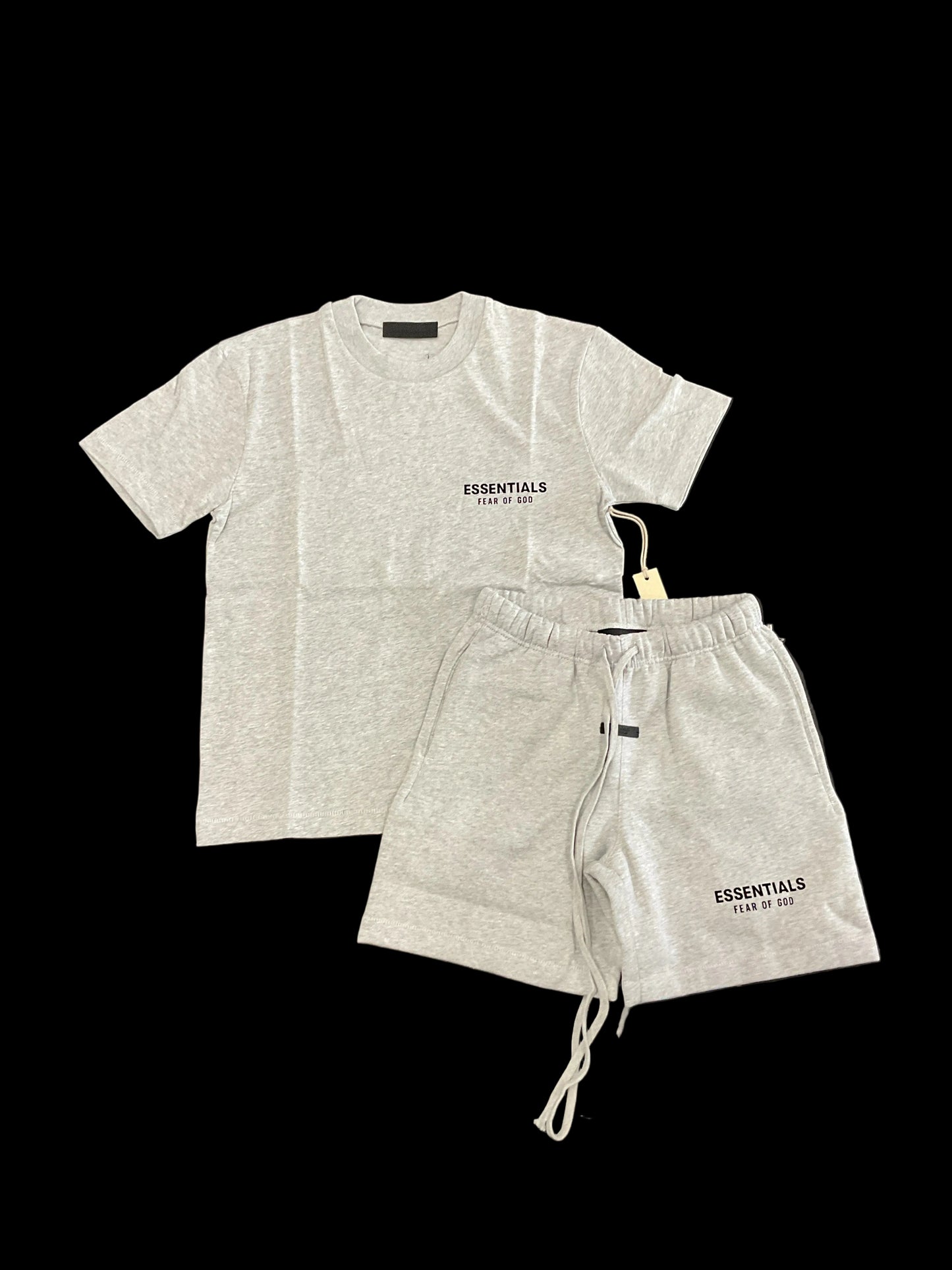 Essential Heather Grey Short Set