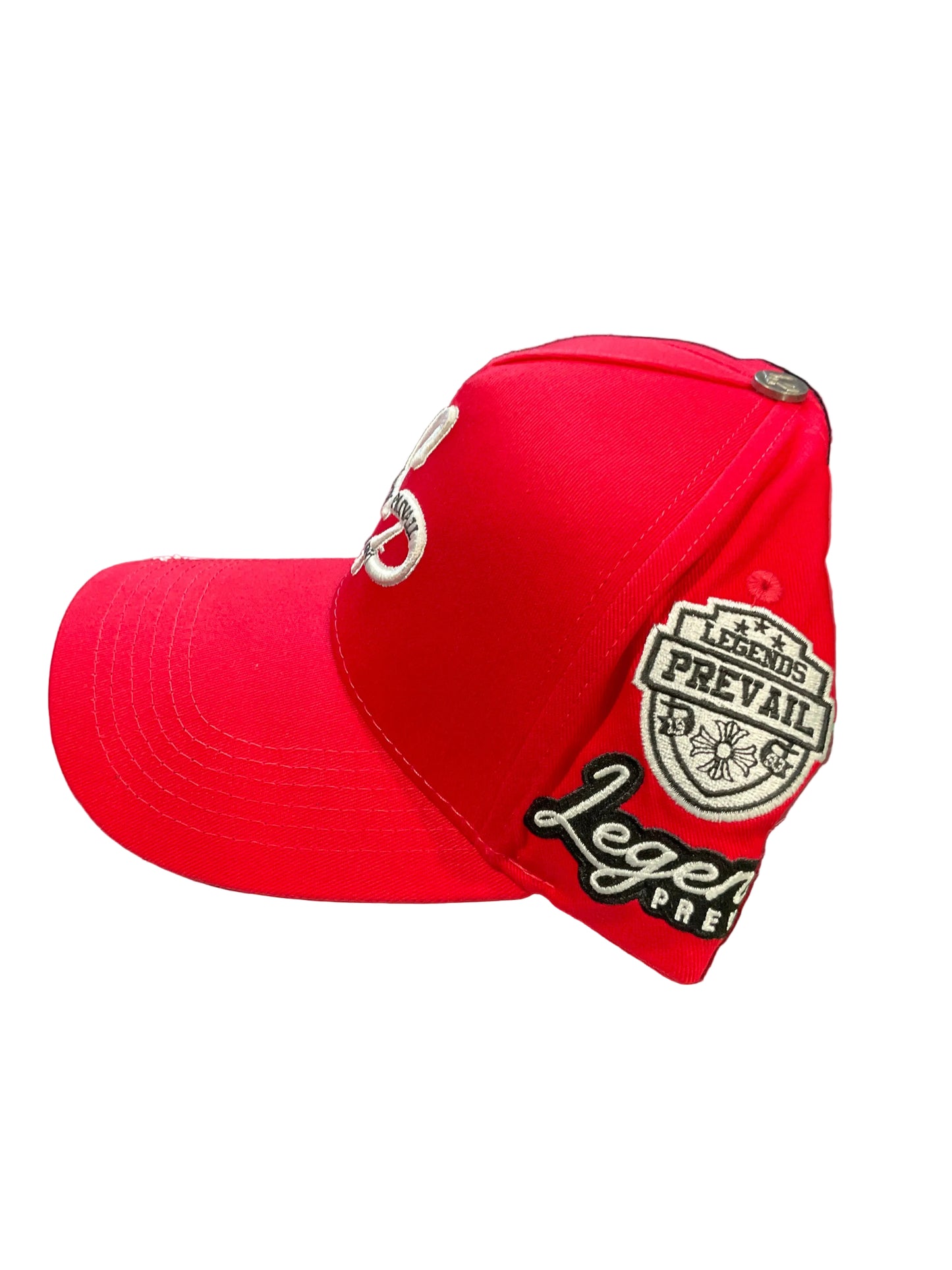 Lp Red & White Hat