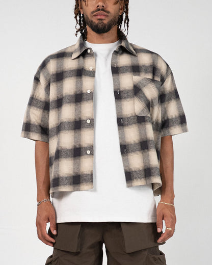 EPTM Boxy Flannel Vintage Black