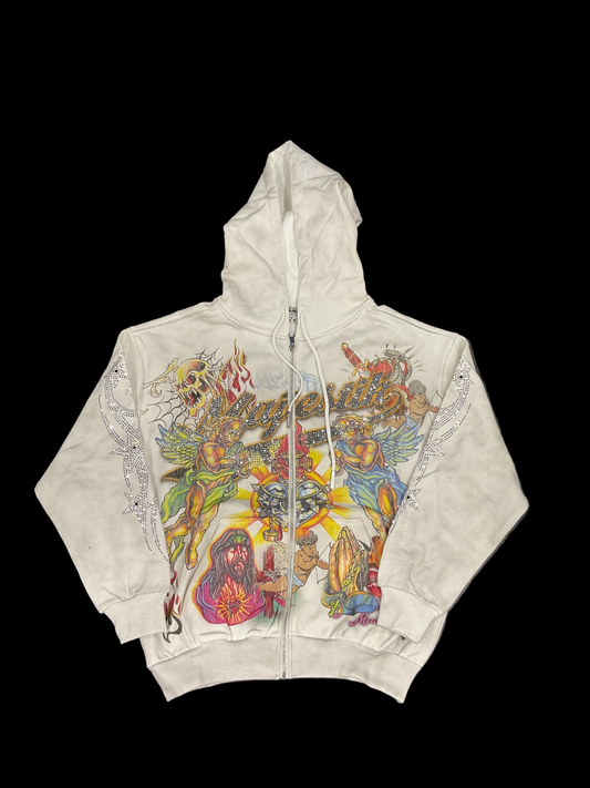 Majestik off white hoodie