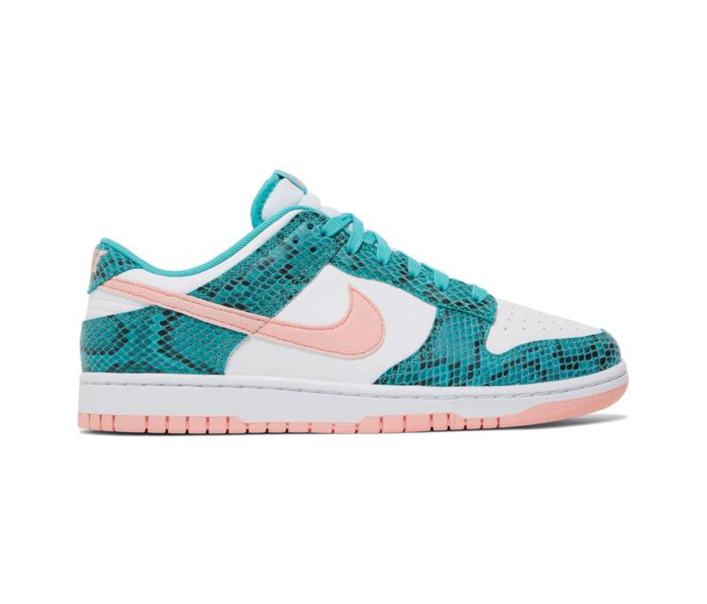 Nike Dunk Low Washed Teal Snakeskin