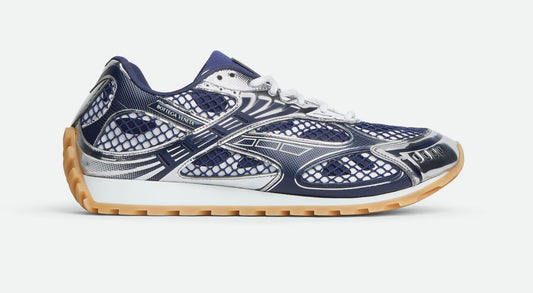 Bottega Veneta Navy Blue Sneakers