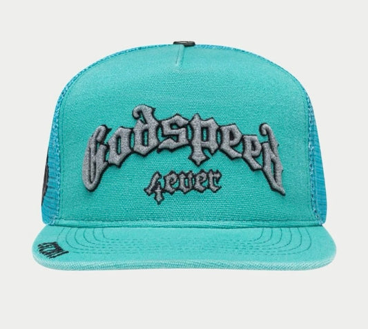 Godspeed Teal Trucker