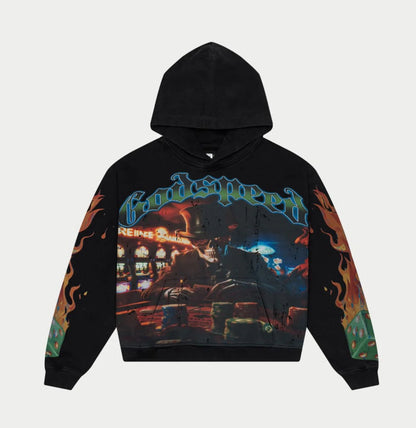 Godspeed L.A.G Hoodie (Black wash)