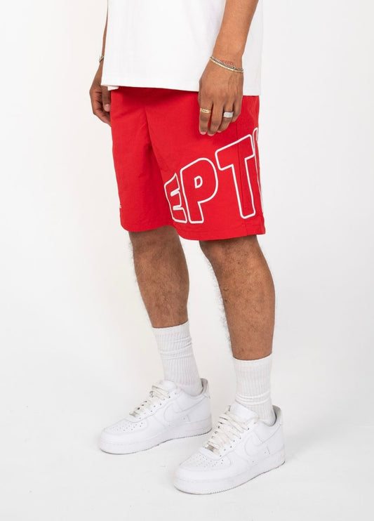 Red Eptm Logo Shorts