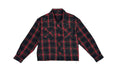 Flannel Grey/red