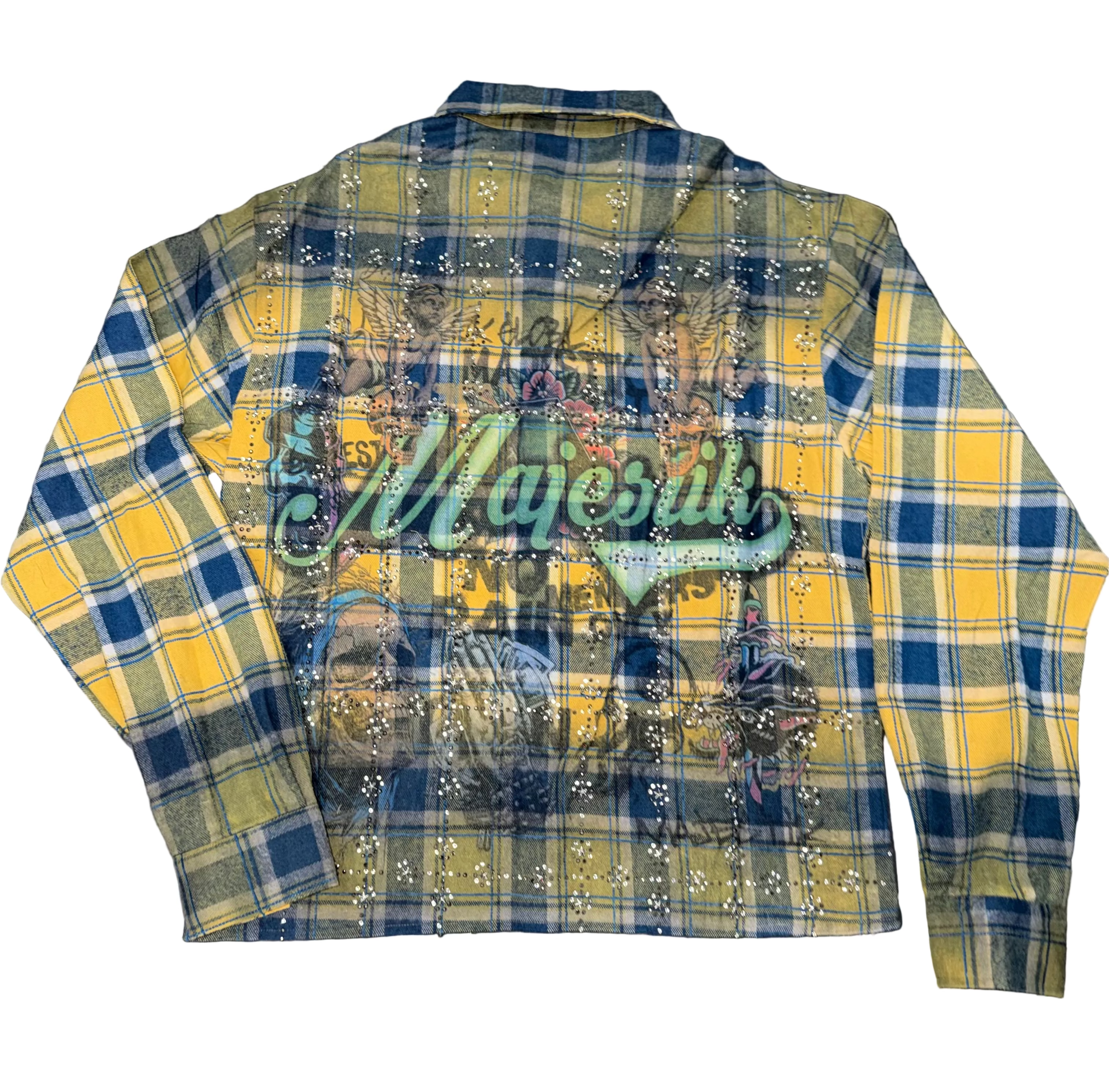 Majestic Rhinestone Flannel