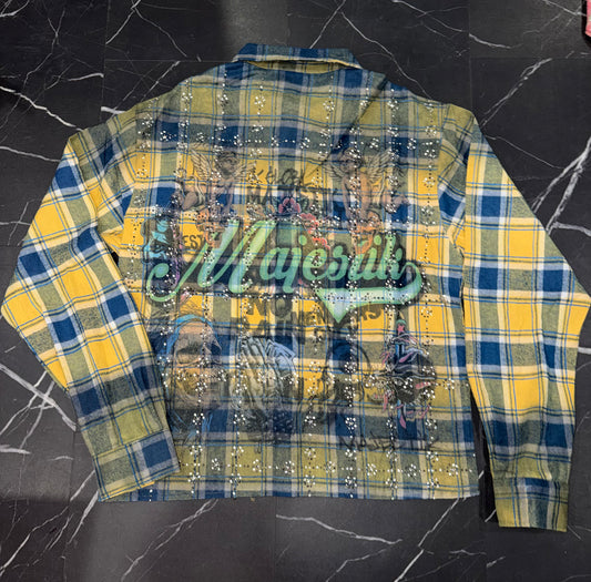Majestic Rhinestone Flannel