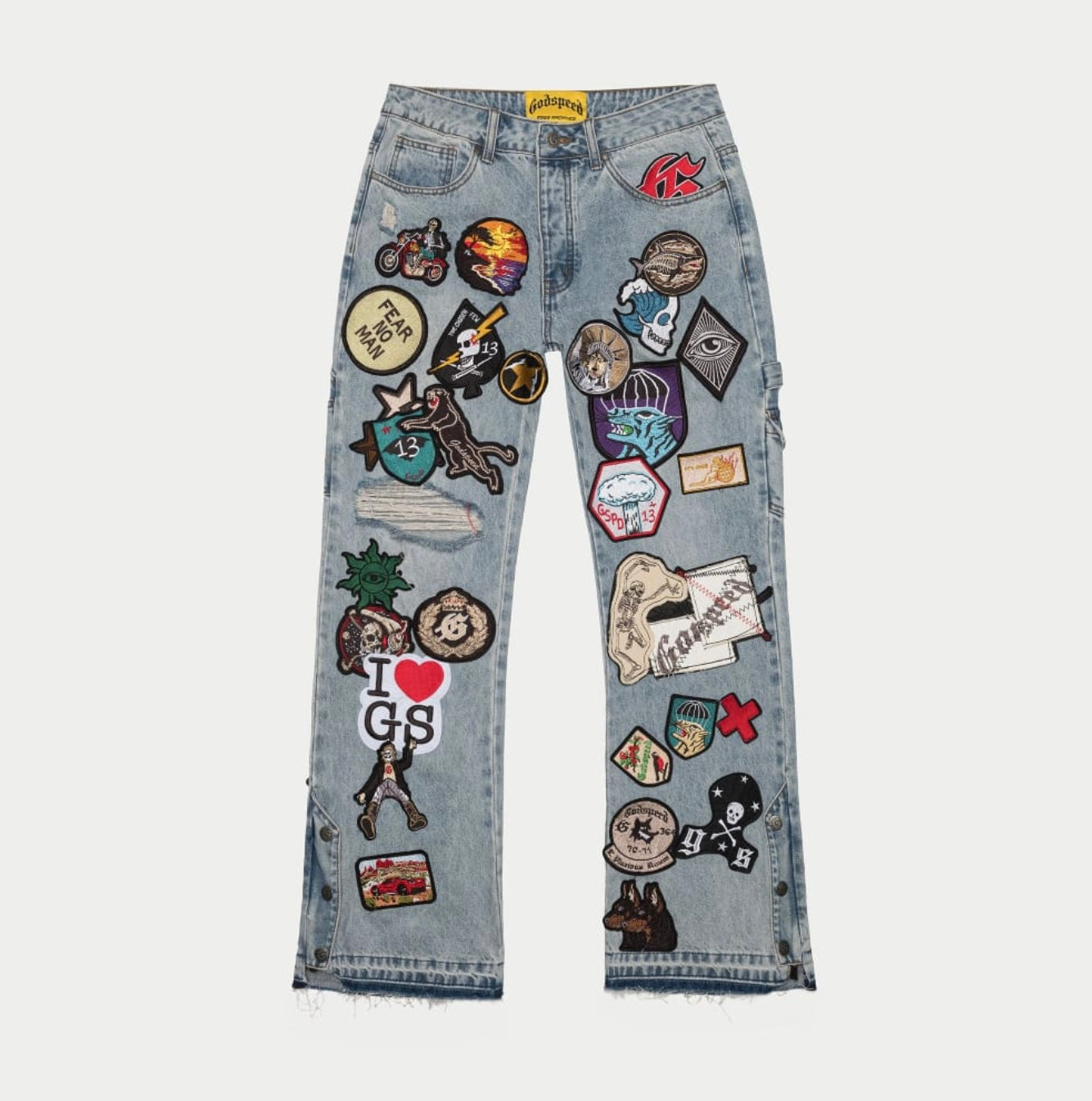 Godspeed Patchwork Blue Denim