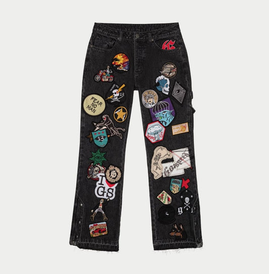 Godspeed Patchwork Black Denim