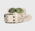 White Passport Belt