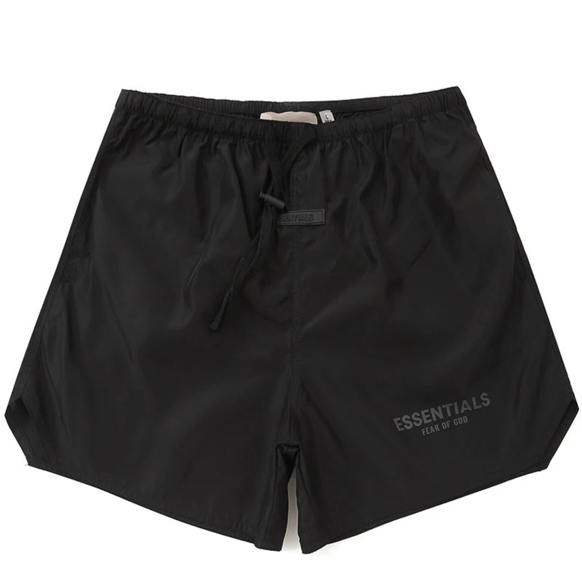 Essentials Nylon Black Shorts
