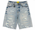GFTD Light Wash Denim Shorts