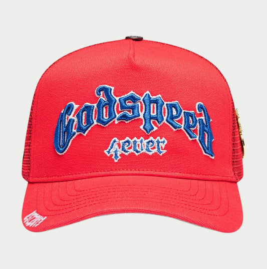 Godspeed Forever Red Blue Hat