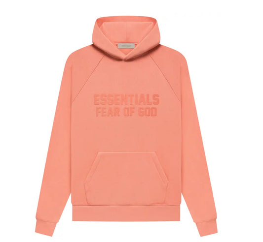 Essential Coral Hoodie