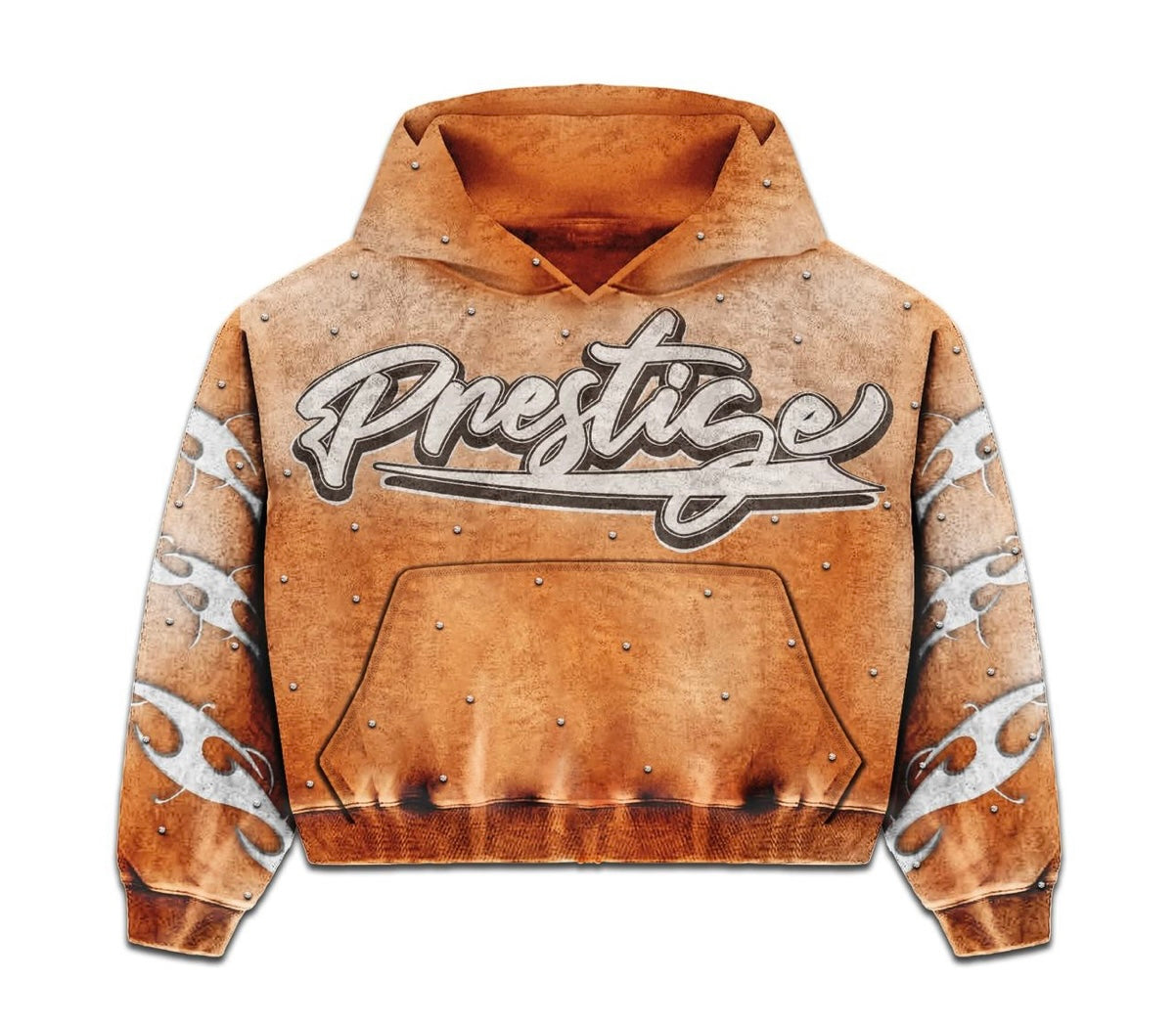 Prestige Orange Flames Hoodie