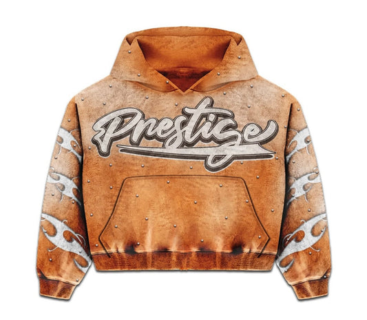 Prestige Orange Flames Hoodie