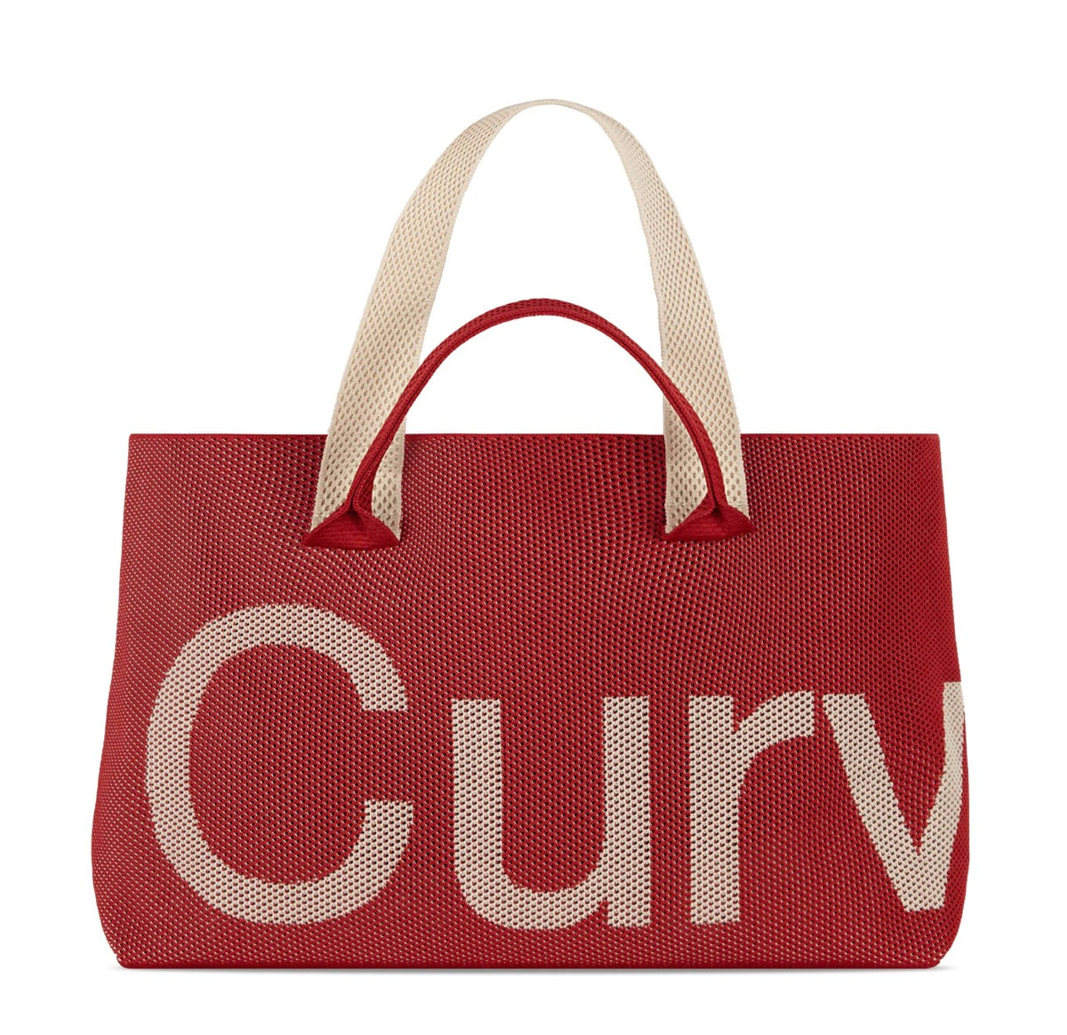 Curve Scarlett Perforated Knit Tote Bag
