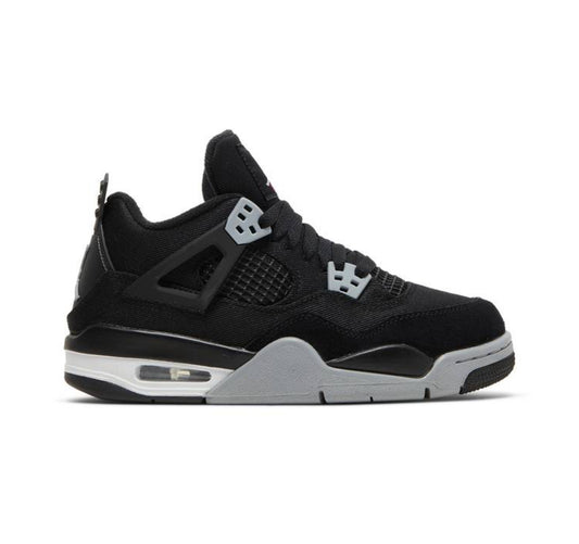 Jordan 4 Retro Black Canvas (GS)