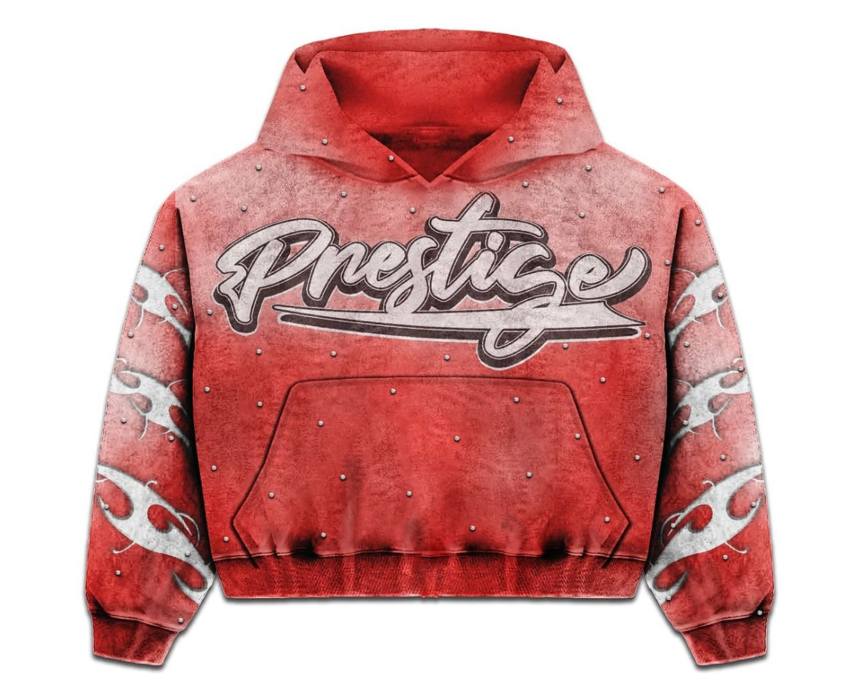 Prestige Red Flames Hoodie