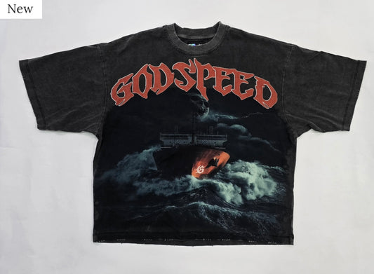 Godspeed Sea Sick Grey Shirt