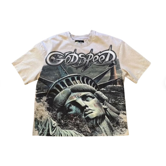 Godspeed Sunken -liberty grey shirt