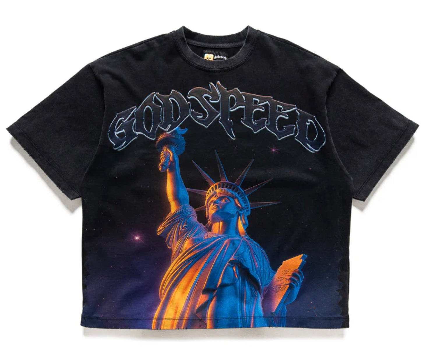 Godspeed Purple City Black Shirt