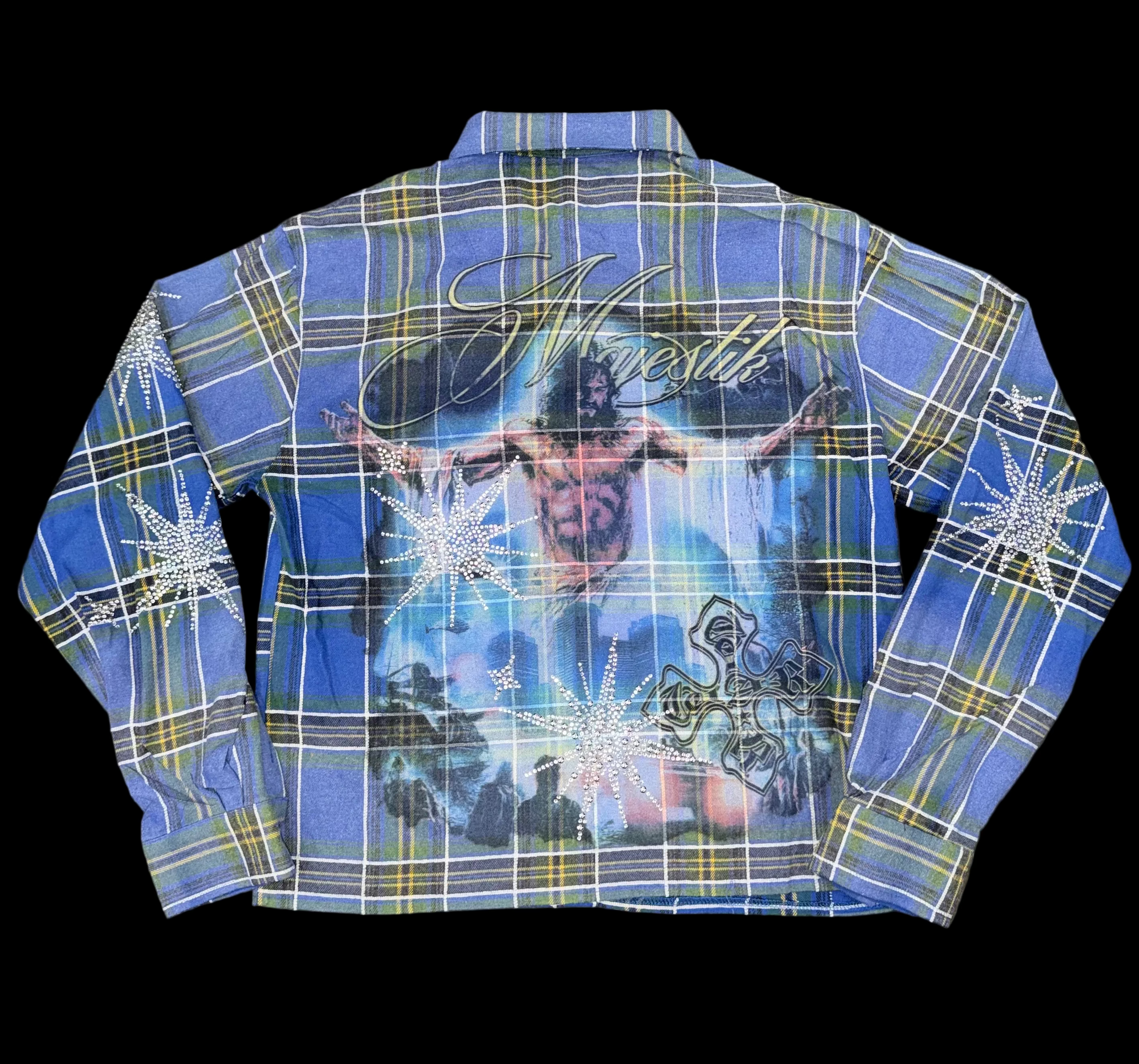 Majestic Rhinestone Flannel