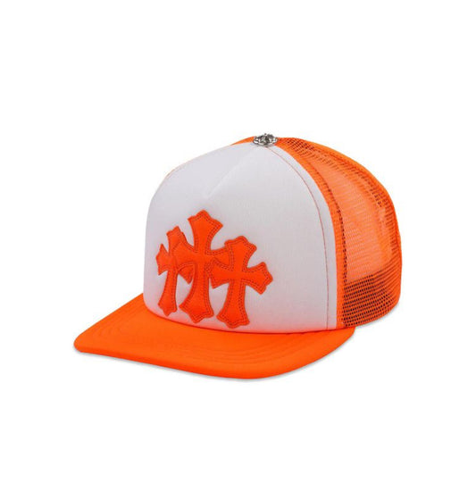 Chrome Hearts Cementary Trucker Hat Orange